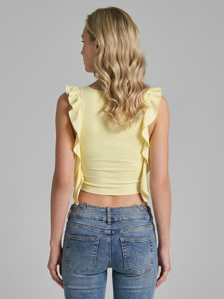 Топ короткий с воланами