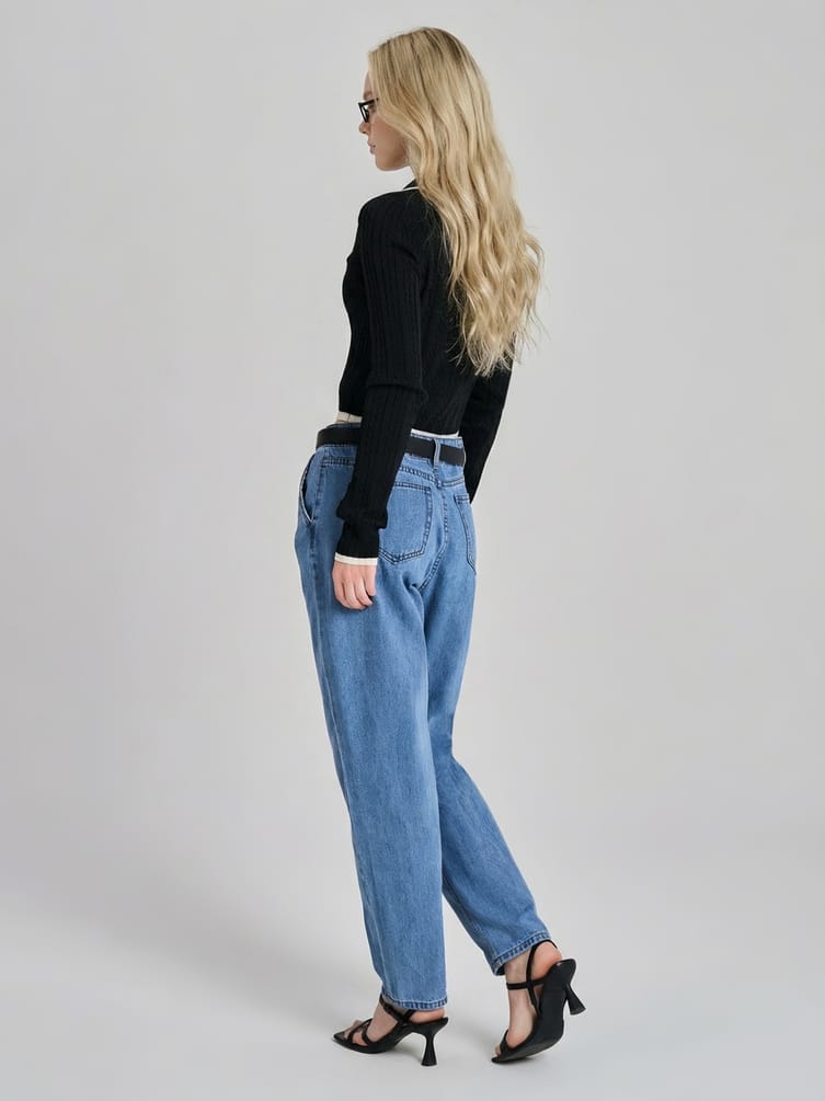 Джинсы момы