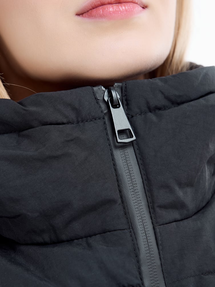 Куртка удлиненная стеганая женская