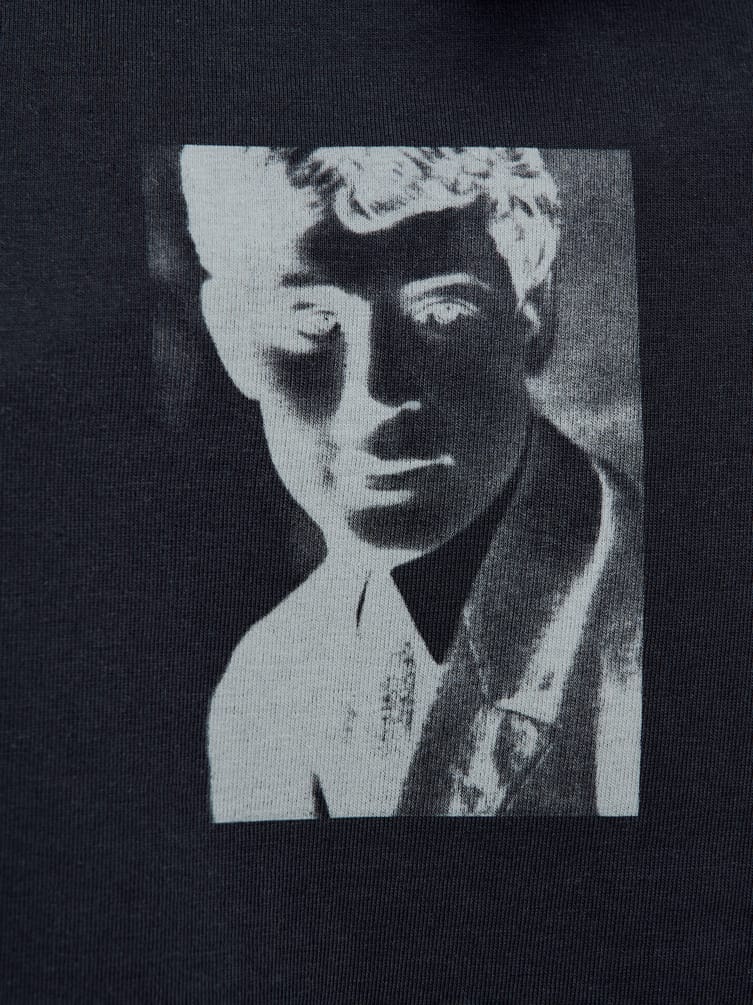 Футболка оверсайз с принтом Есенина