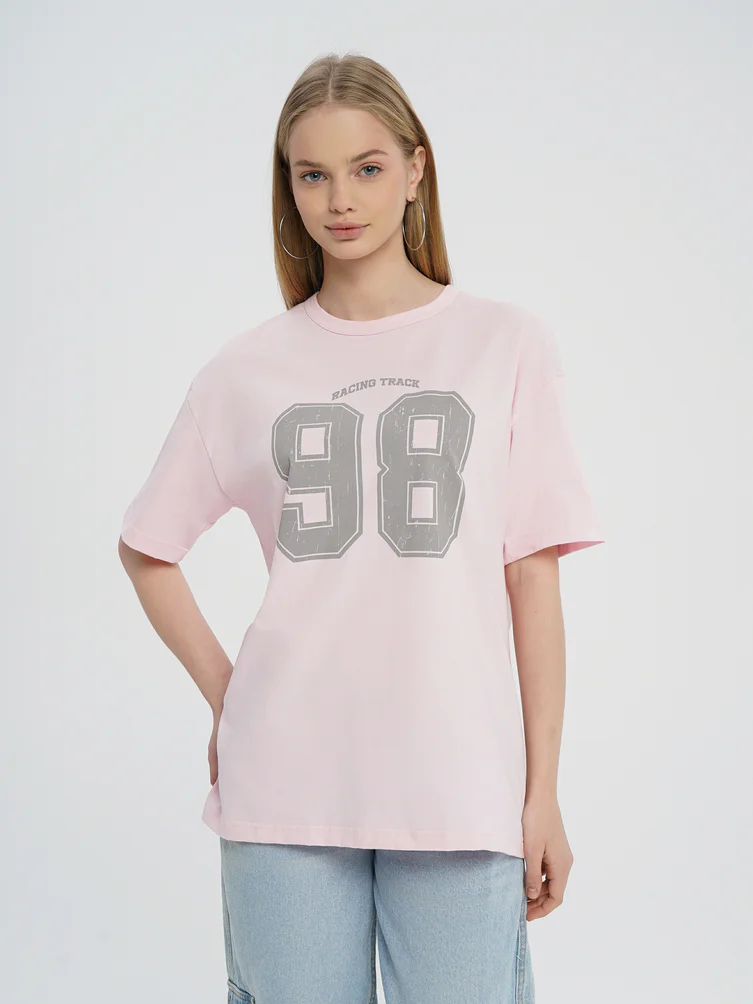 Футболка с цифрами 98