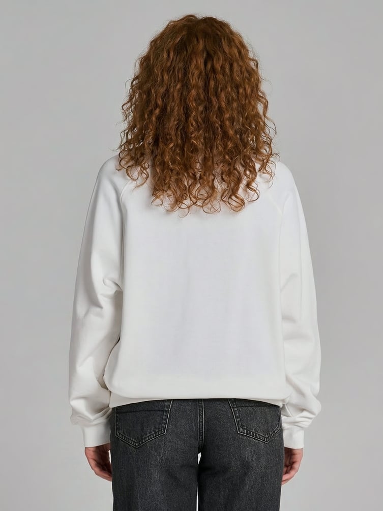 Свитшот-поло без начеса