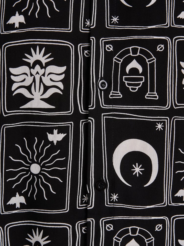 Рубашка летняя с принтом