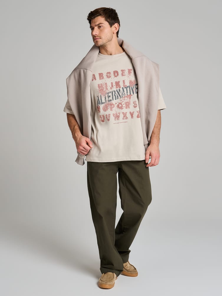 Футболка оверсайз с надписями