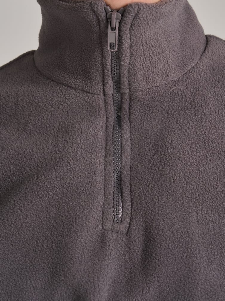 Свитшот флисовый с высоким горлом