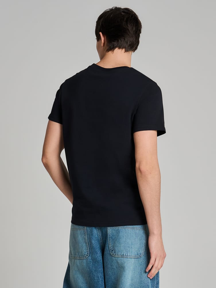 Футболка из хлопка с принтом