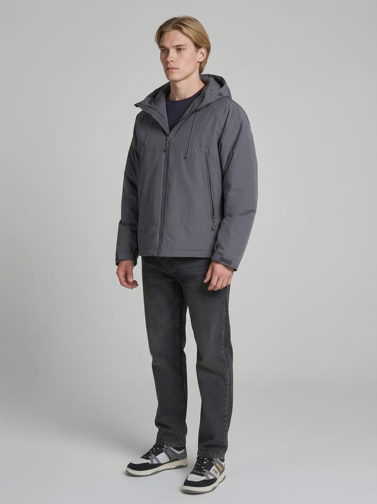 Куртка демисезонная с капюшоном