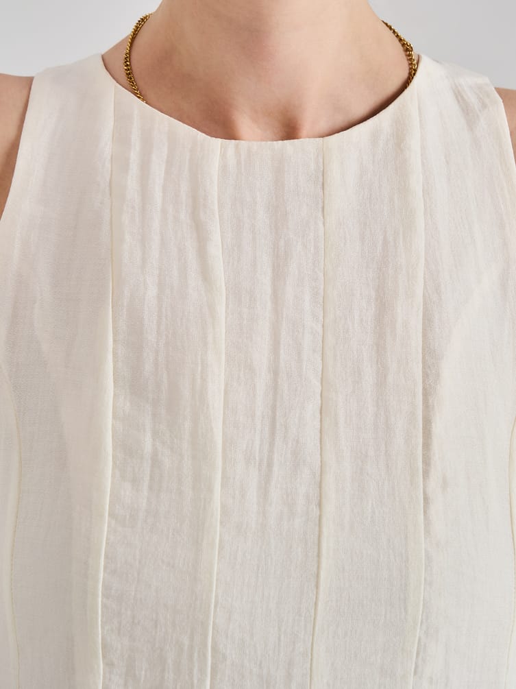 Блузка без рукавов вечерняя