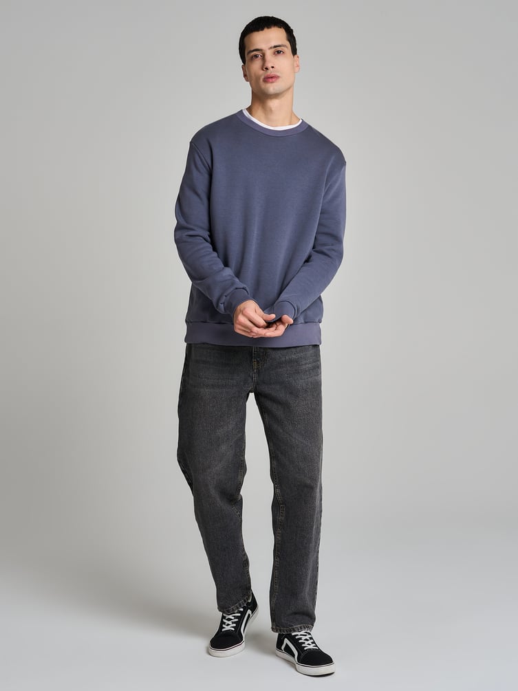 Утепленный свитшот с начесом