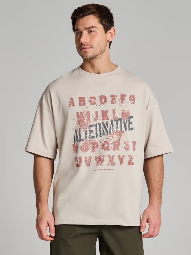 Футболка оверсайз с надписями