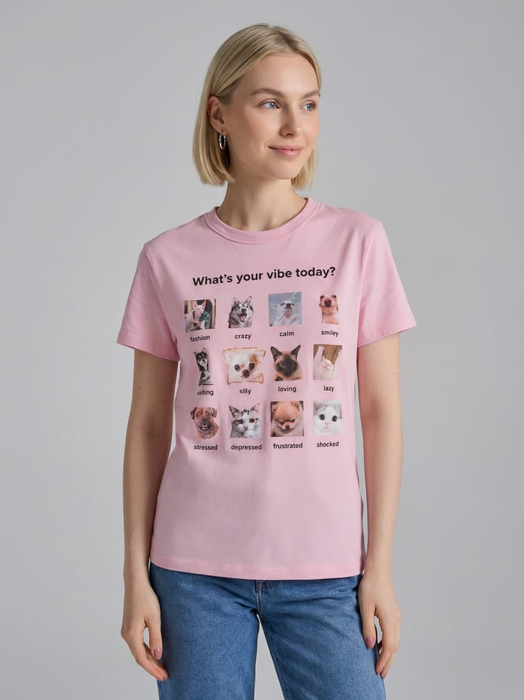 Футболка с принтом