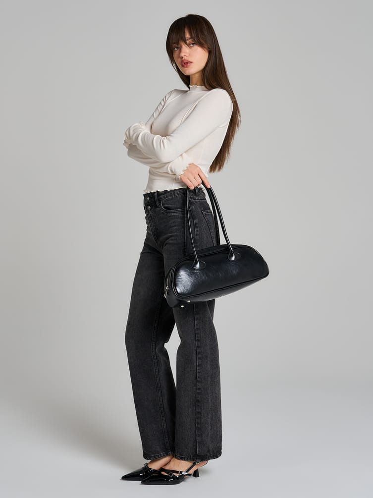 Водолазка лапша с высоким горлом