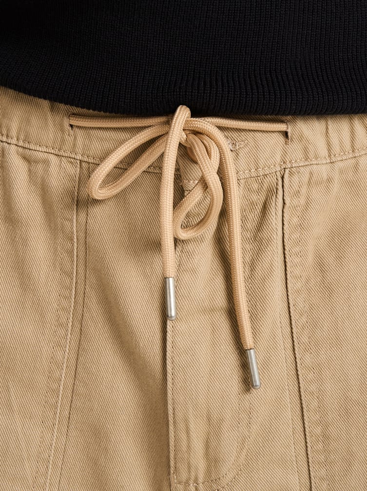 Брюки летние широкие на резинке