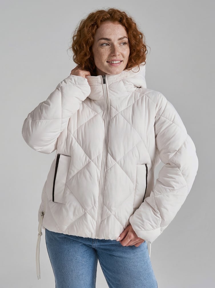 Куртка стеганая с капюшоном