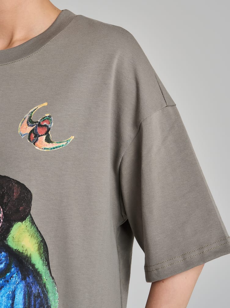 Футболка с принтом картин Третьяковской галереи