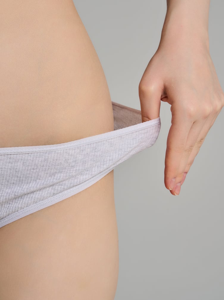 Трусы-слипы - 7 шт. в рубчик