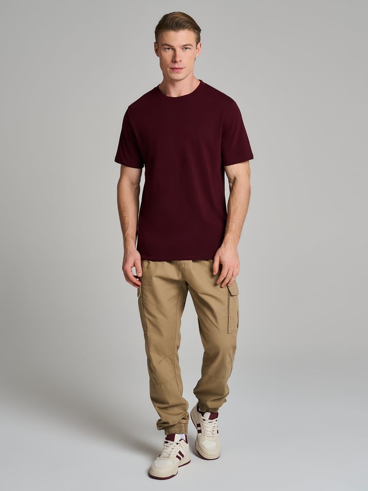 Брюки карго на резинке