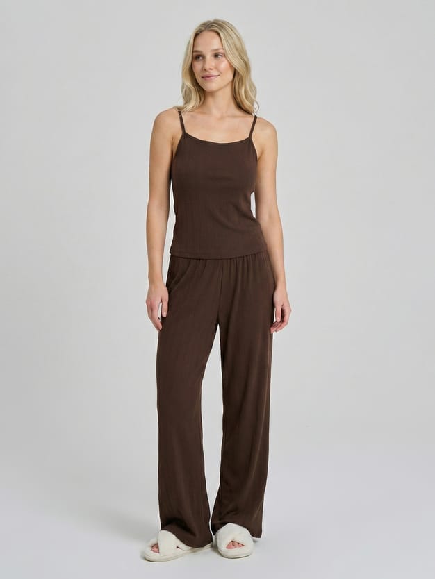 Пижама летняя с топом и штанами