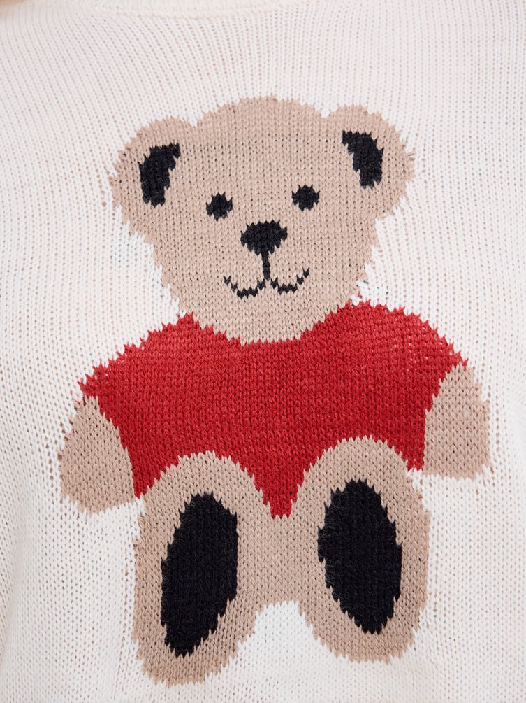 Джемпер трикотажный с принтом