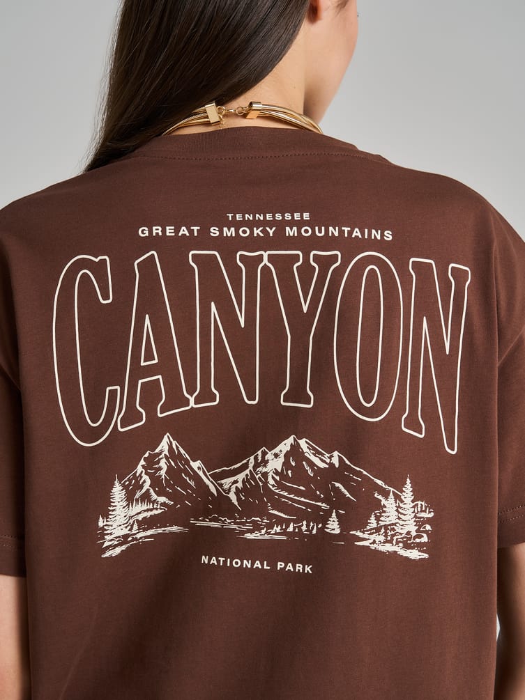 Хлопковая футболка с надписью на спине