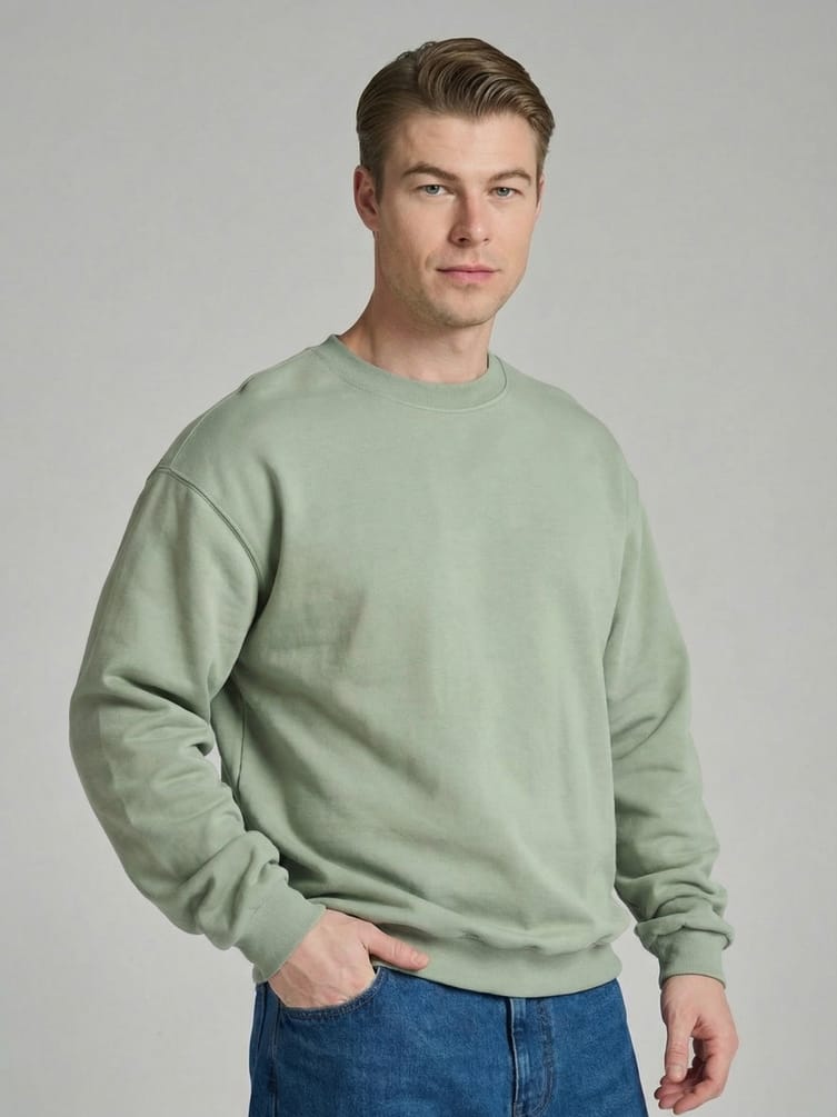 Свитшот базовый однотонный