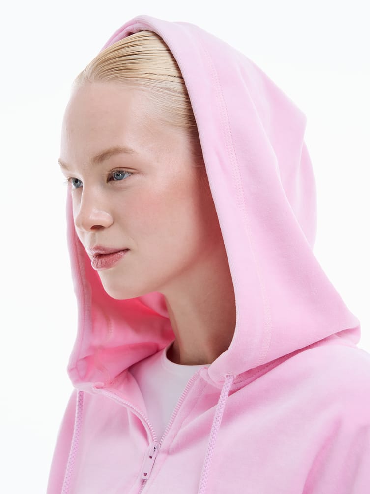 Домашняя велюровая Half zip толстовка