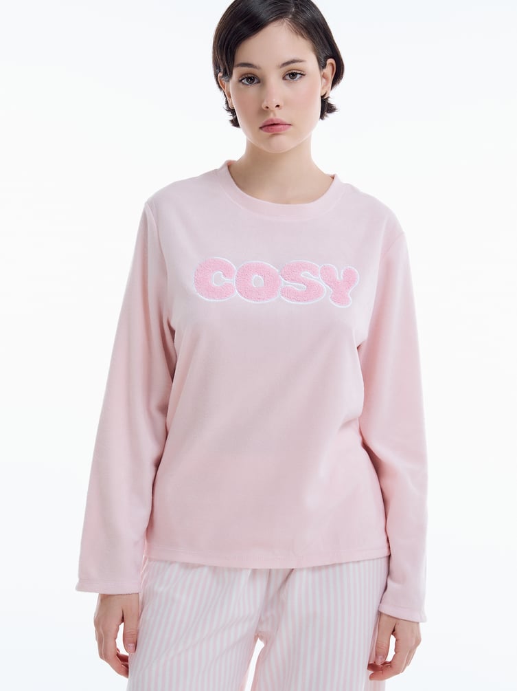 Плюшевая пижама Cosy и брюками