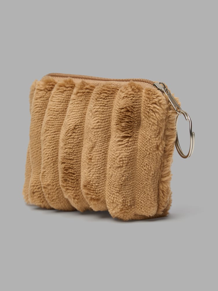 Брелок-кошелек плюшевый