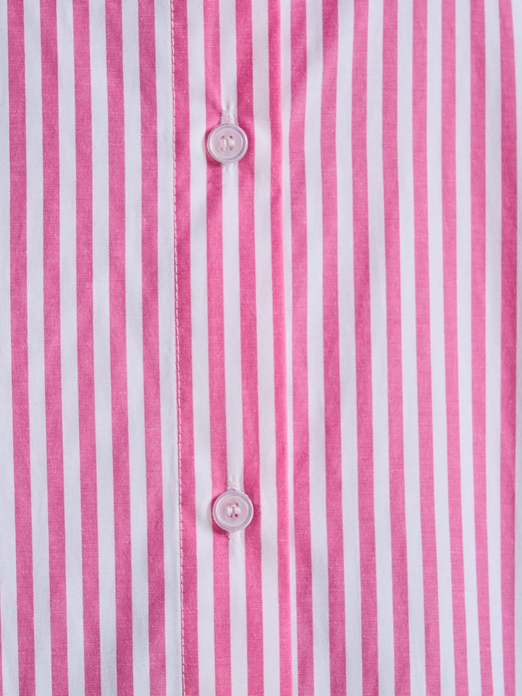 Удлиненная рубашка в полоску