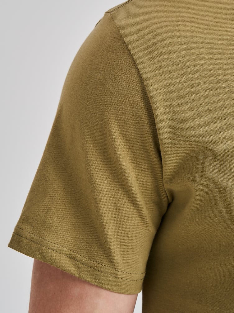 Футболка классическая из хлопка