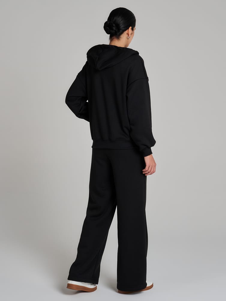 Утепленная толстовка оверсайз с начесом