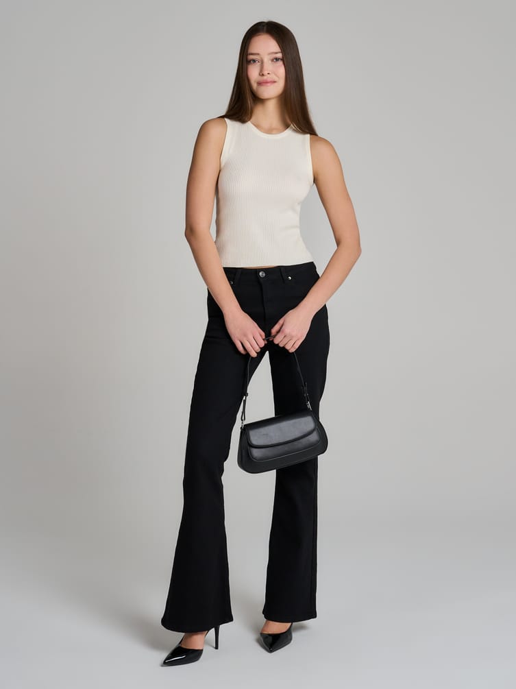 Топ лапша на широких бретелях