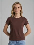 Плотная классическая футболка из хлопка