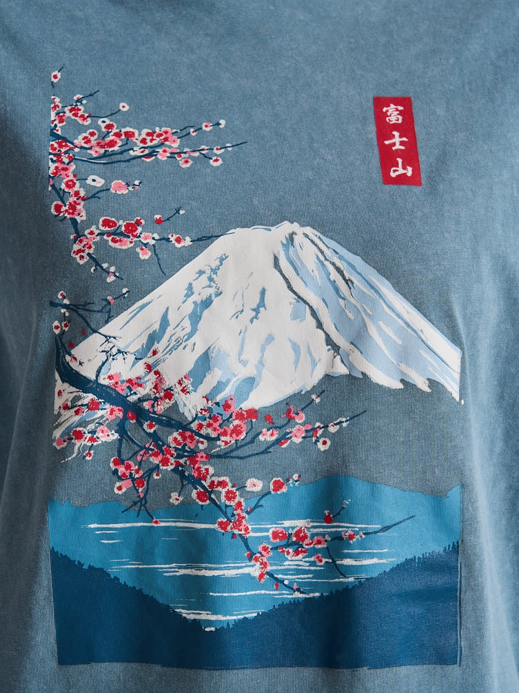 Хлопковая футболка варенка с принтом