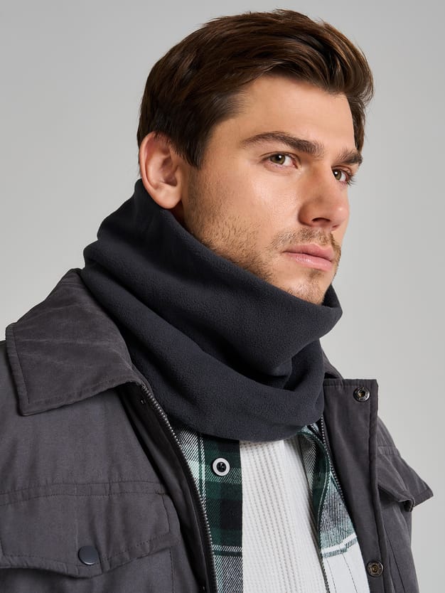 Флисовый шарф снуд