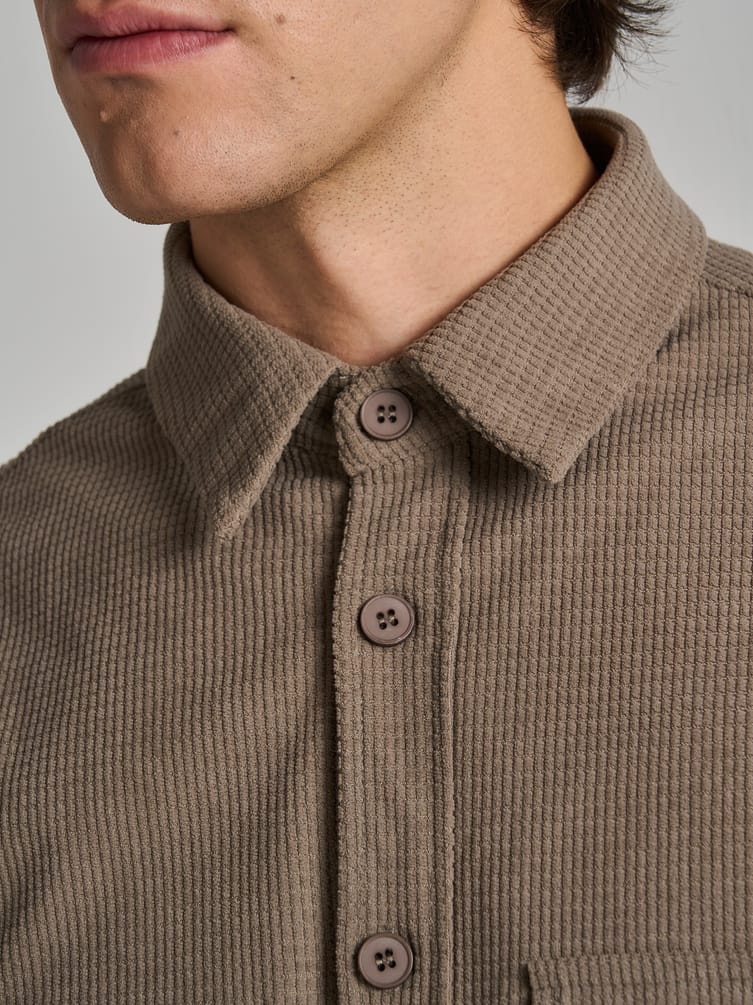 Рубашка вельветовая классическая