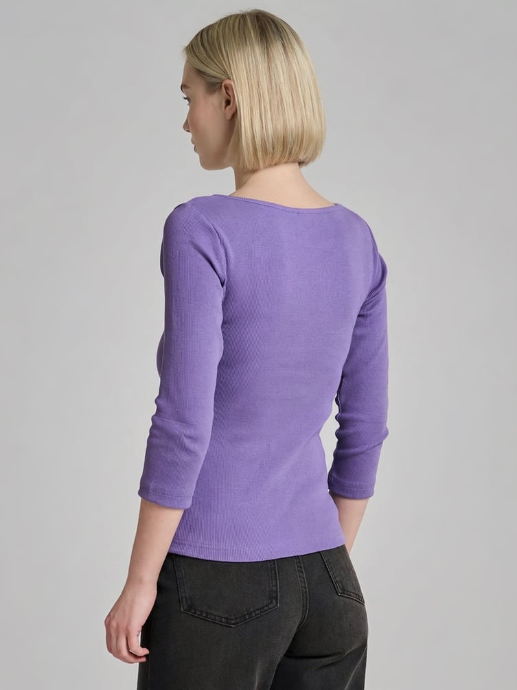 Лонгслив приталенный