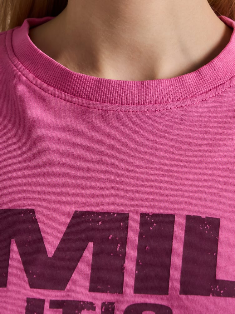 Футболка оверсайз с надписью