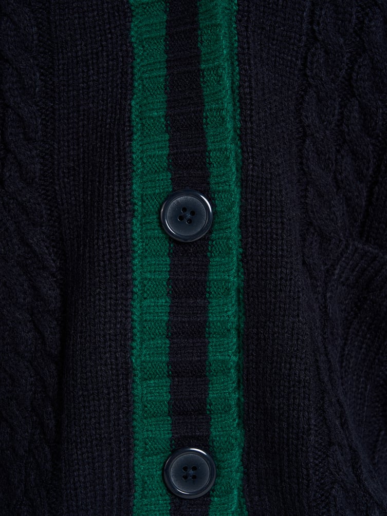 Кардиган вязаный оверсайз на пуговицах