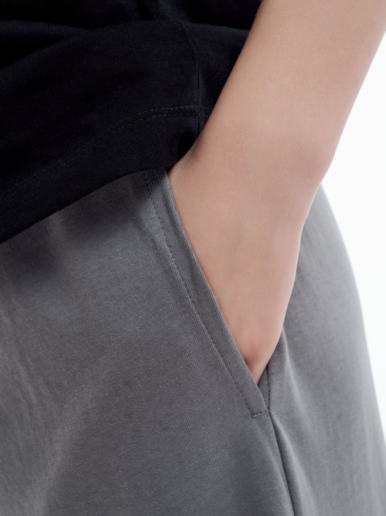 Хлопковая пижама с принтом котика и брюками