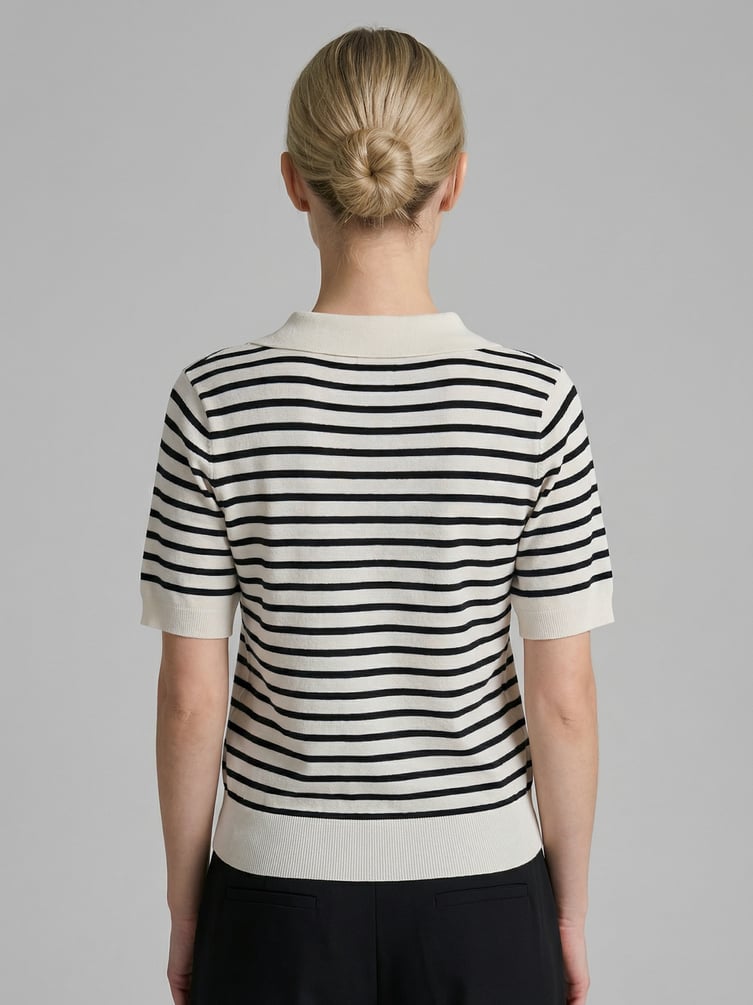 Джемпер трикотажный в полоску