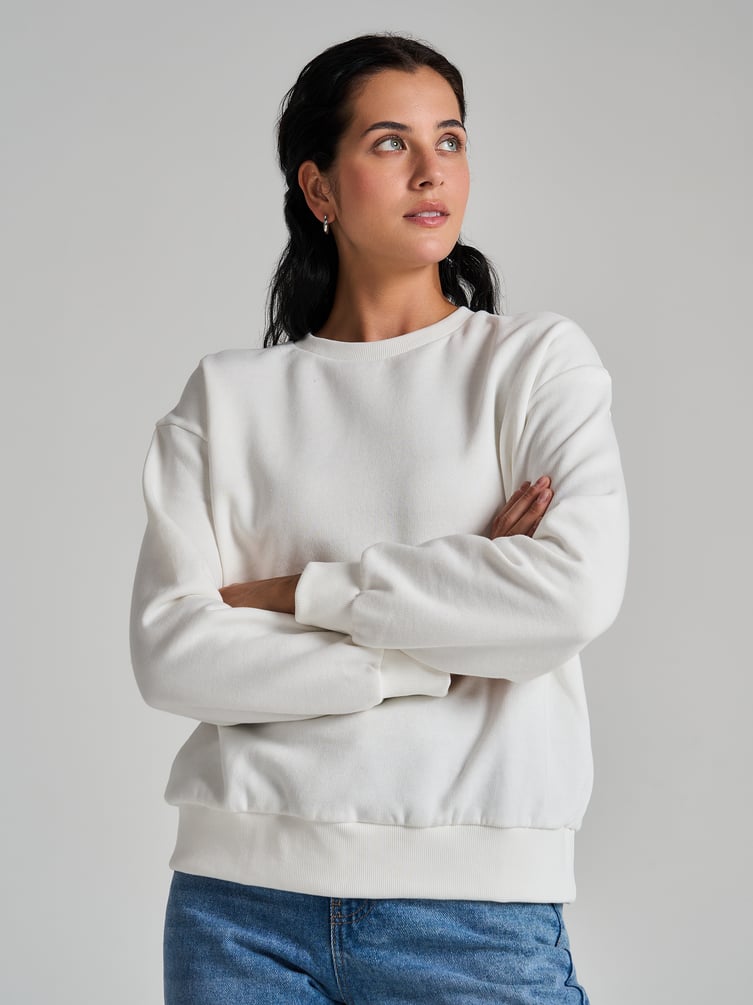 Утепленный свитшот с начесом