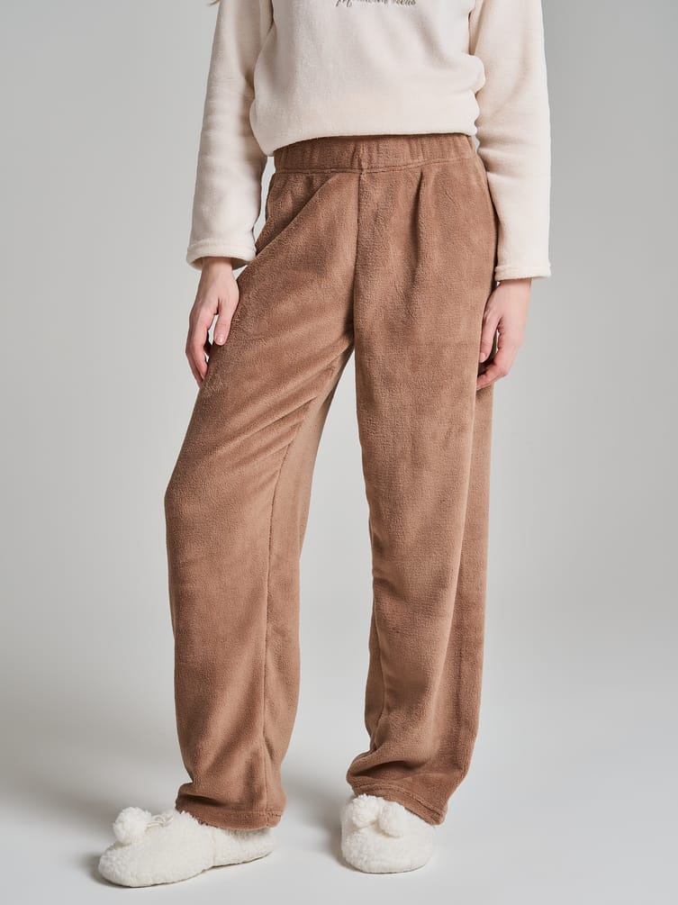 Пижама теплая плюшевая с вышивкой