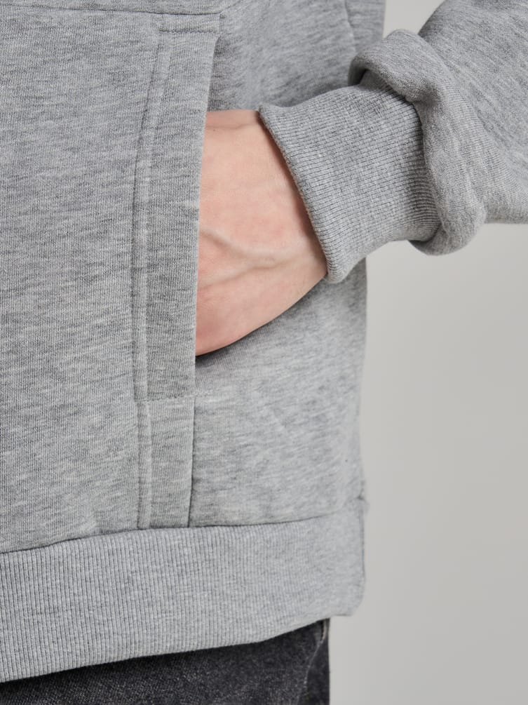 Утепленное zip-hoodie толстовка с начёсом