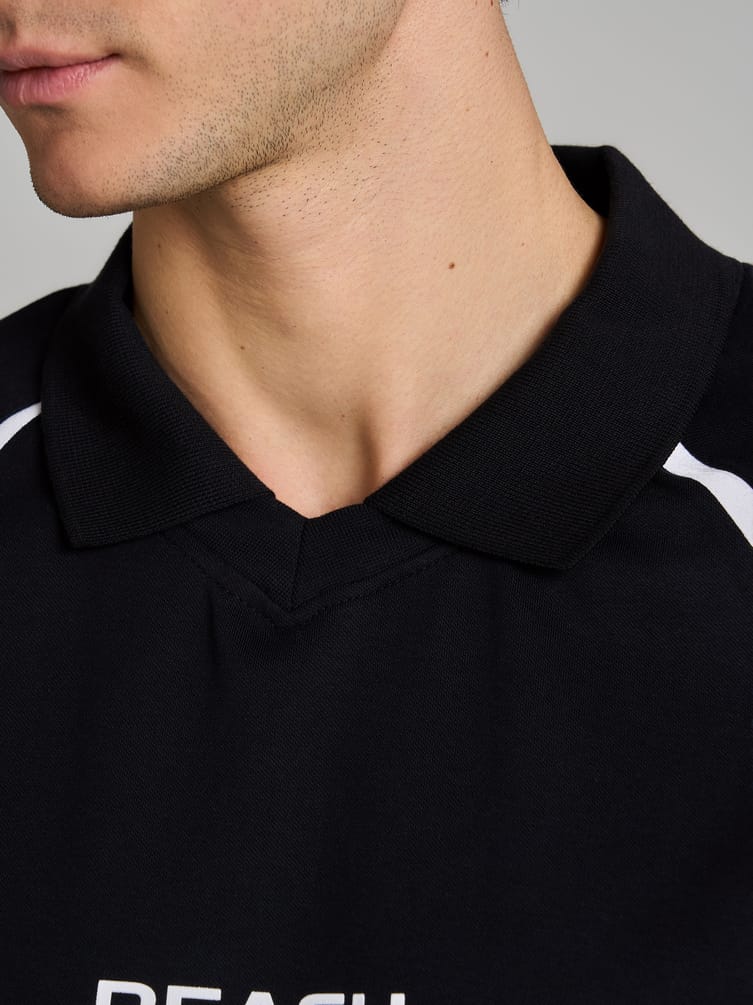 Рубашка поло с надписью