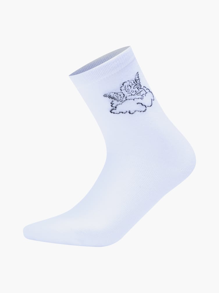 Носки - 3 пары с принтом ангелочка