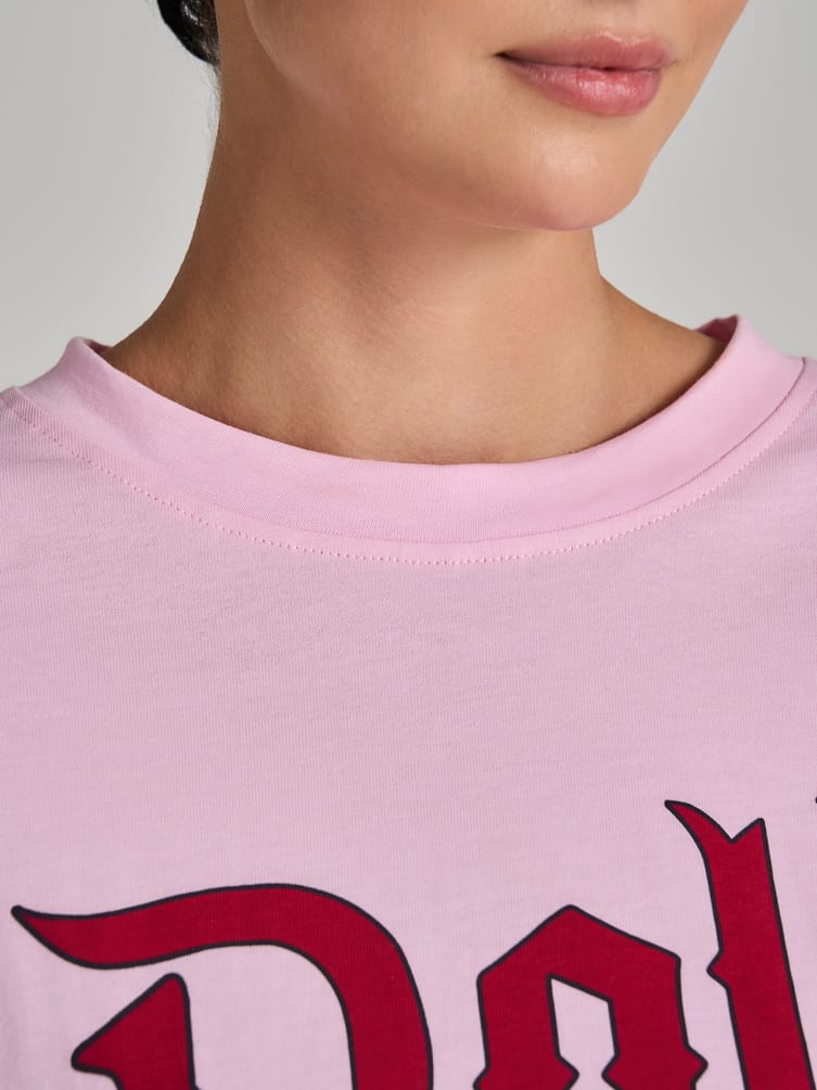 Лонгслив оверсайз с надписью