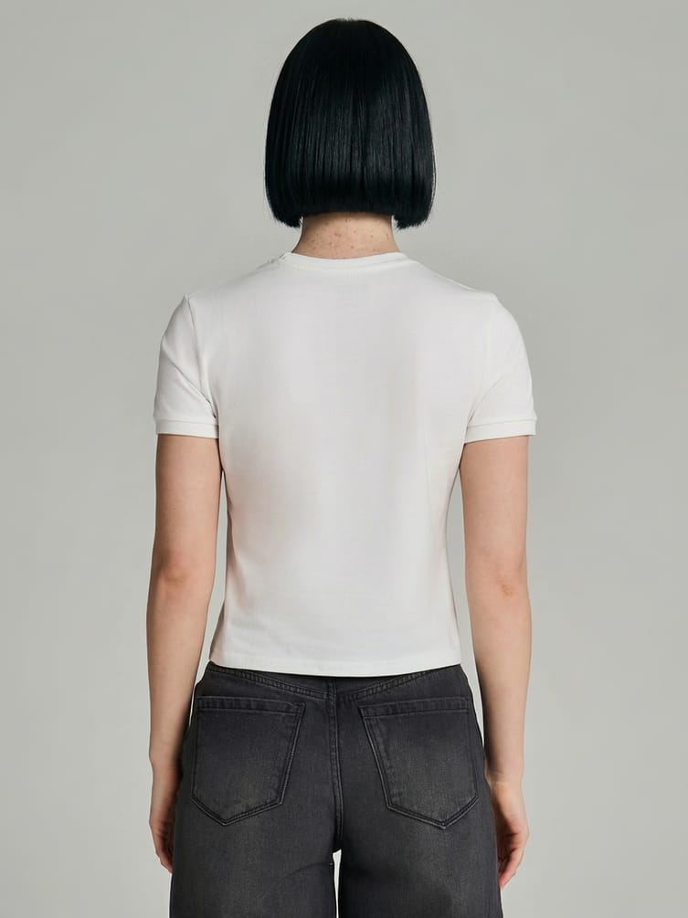 Футболка из хлопка с надписью