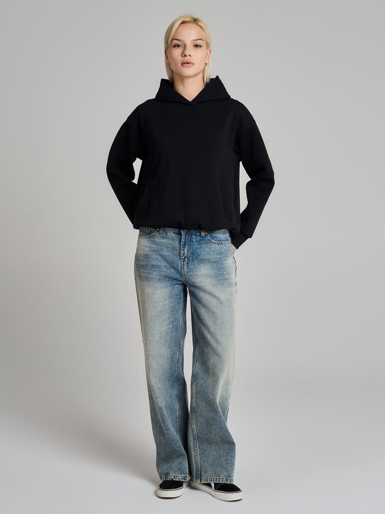 Худи с капюшоном без начесом