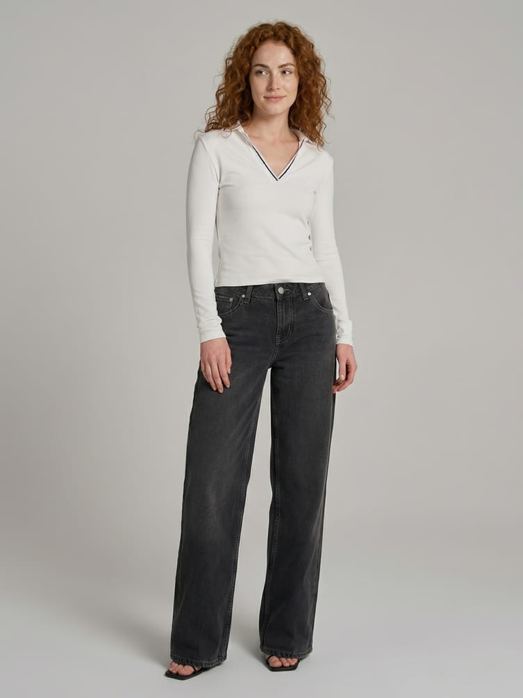 Джинсы бойфренды широкие